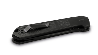 Böker Plus Kihon Auto All Black автоматичен тактически нож 8 см, черен, алуминий