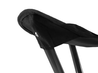 BasicNature Столче за пътуване със статив стомана черно
