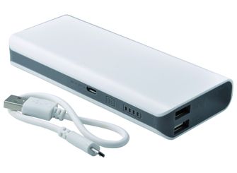 Baladeo PLR905 powerbank S11000 2x USB, бял