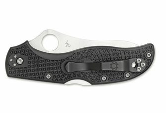 Spyderco Stretch 2 Олекотен джобен нож 8,7 cm, черен, FRN