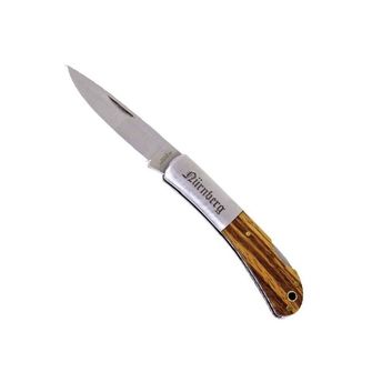 Haller Джобен нож Tame Stahlbacken Zebraholz, 420rsf, 60mm