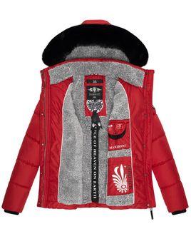 Marikoo LOVELEEN дамско зимно яке, червено