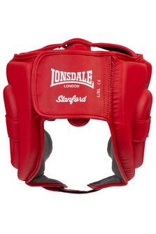 Lonsdale Stanford Box тренировъчна каска - протектор за глава, червена