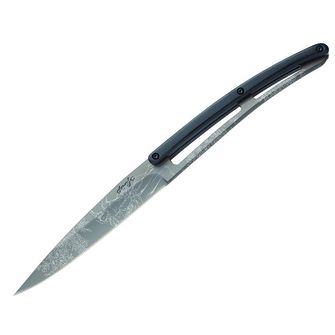 Deejo комплект от 6 ножа острие сив титан дръжка ABS дизайн Toile de Jouy