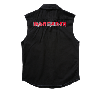 Brandit Iron Maiden Реколта без ръкави NOTB риза, черна