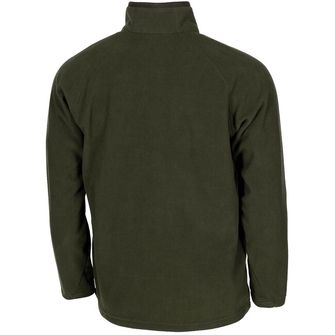 MFH Флийс тениска с дълъг ръкав Troyer, OD зелена