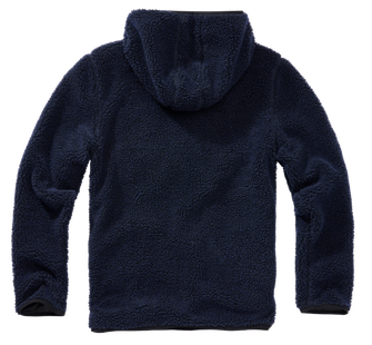Пуловер от полар Brandit Teddyfleece Worker, тъмносин