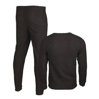 Mil-Tec Черна флаекова долна дреха за тяло с кръгъл изстрел