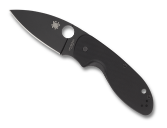 Spyderco Efficient джобен нож 7,5cm, черен, G10