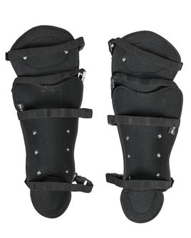 Mil-Tec  протектори за крака за полицаи за борба с безредиците, черни