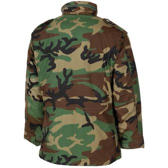 MFH Американска полева блуза M68 с отделяща се ватирана подплата, woodland