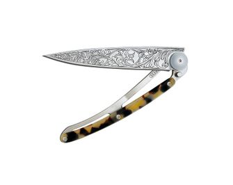 Нож за затваряне Deejo Татуировка костенурка Art Nouveau