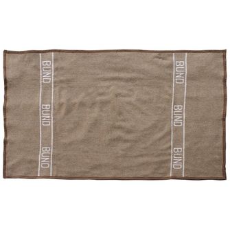 MFH Вълнено одеяло, кафяво, приблизително 220 x 130 cm