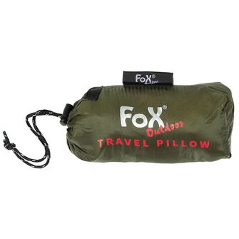 Fox Outdoor Възглавница за пътуване, надуваема, OD зелена
