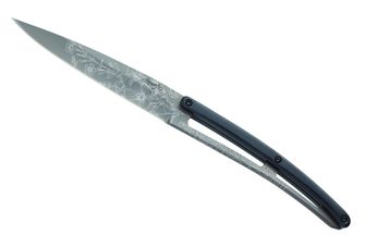Deejo комплект от 6 ножа за пържоли с титаниева повърхност с дизайн от хартиен камък Blossom
