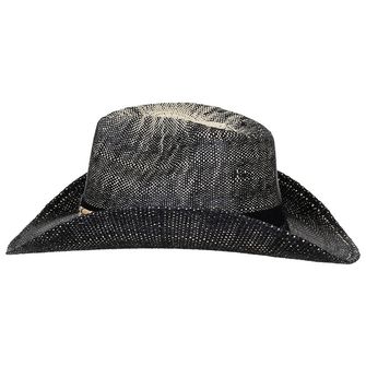 Fox Outdoor Сламена шапка Texas с лента за шапка, черно-кафява