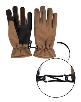 Mil-Tec  Thinsulate™ тъмни софтшел ръкавици от койот
