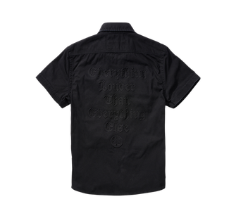 Brandit Motörhead Vintage риза с къс ръкав, черна