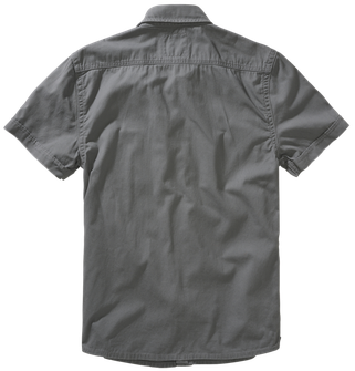 Brandit Vintage риза с къс ръкав, Charcoal Grey