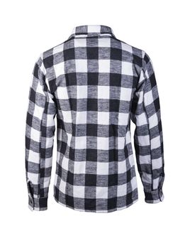 Mil-Tec  Риза с копчета Lumberjack WHITE, черна