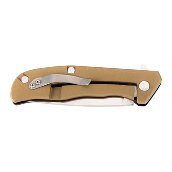 Herbertz TOP-Collection джобно ножче с една ръка 9,5 см, G10, неръждаема стомана, черно, златно
