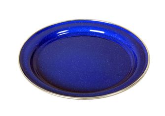 Origin Outdoors Емайлирана чиния синя 26 cm плоска