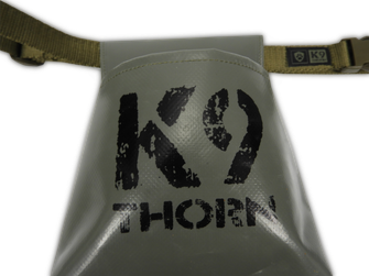 K9 Thorn Отворена торбичка за лакомства, с колан, маслиненозелена
 