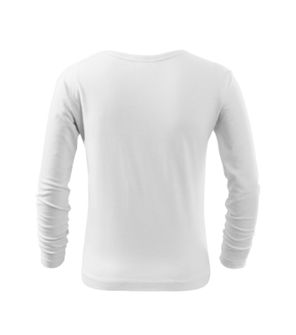 Malfini Fit-T LS детска тениска с дълъг ръкав, бяла