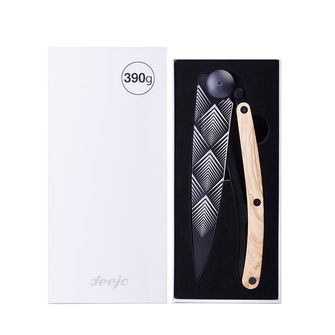 Нож за затваряне Deejo Giant black Art Déco