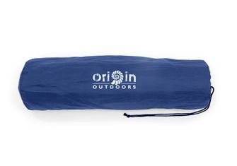 Origin Outdoors Лесна самонадуваща се постелка за къмпинг, 4 см, синя