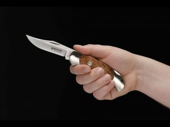Böker Manufaktur Solingen джобно ножче Optima Thuja 9 cm, дърво Thuja