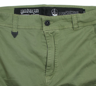 Yakuza Premium мъжки панталони с джобове, тъмнокафеви