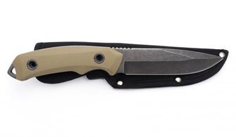 Нож за оцеляване на открито FOX Stonewashed Kojote II, 25,5 cm