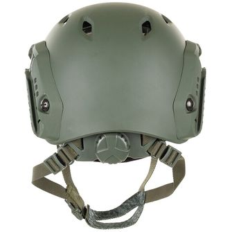 MFH Американска каска FAST-paratroopers, ABS-пластмаса, OD зелена