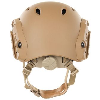 MFH Американска каска FAST-paratroopers, ABS-пластмаса, кафяв тен