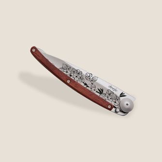 Deejo Сгъваем нож Татуировка Cherry Blossom coralwood