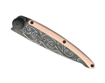 Нож Deejo GOLD Татуировка 18kt розово злато Pacific