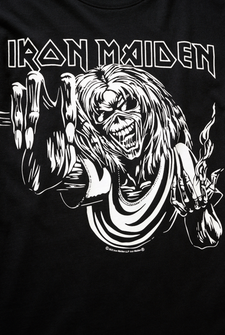 Brandit Iron Maiden Тениска Eddy Glow, черна