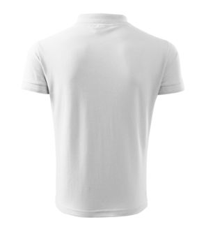 Malfini Pique Polo мъжка поло тениска, бяла