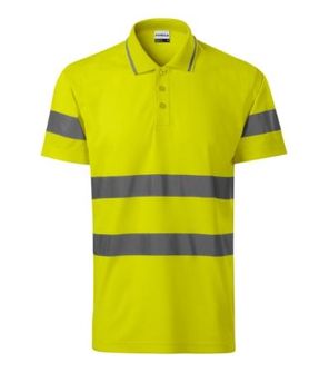 Rimeck HV Runway светлоотразителна тениска с яка, флуоресцентно жълта