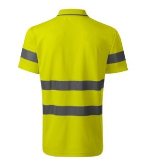 Rimeck HV Runway светлоотразителна тениска с яка, флуоресцентно жълта