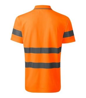 Rimeck HV Runway светлоотразителна тениска с яка, флуоресцентно оранжева