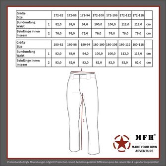 Полеви панталон MFH BW, BW тропически камуфлаж
