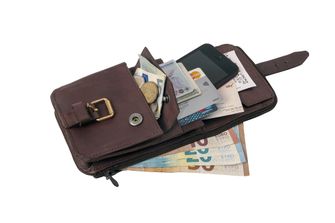BasicNature Чанта за колан Safe Belt bag mokka