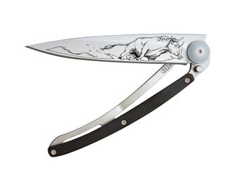 Нож за затваряне Deejo Татуировка дърво Bull