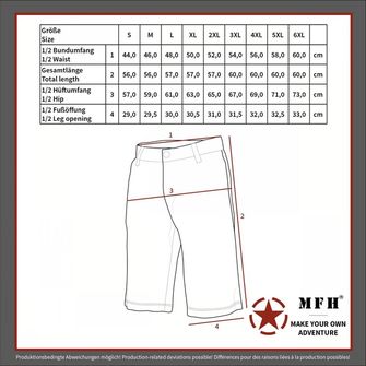 MFH GB Combat къси панталони, черни