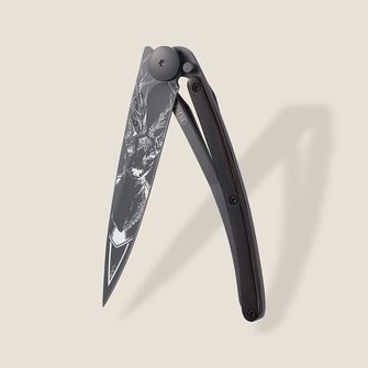 Нож за затваряне Deejo Природа от черно абаносово дърво Елен