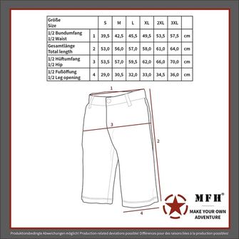 MFH American BDU Къси панталони Rip stop, нощен камуфлаж