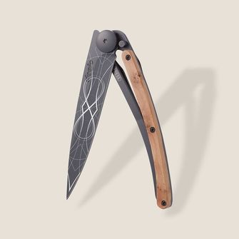 Нож за затваряне Deejo Татуировка infinite black exotic juniper