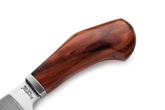 Lionsteel Нож с фиксирано острие и дръжка от дърво сантос WILLY WL1 ST
